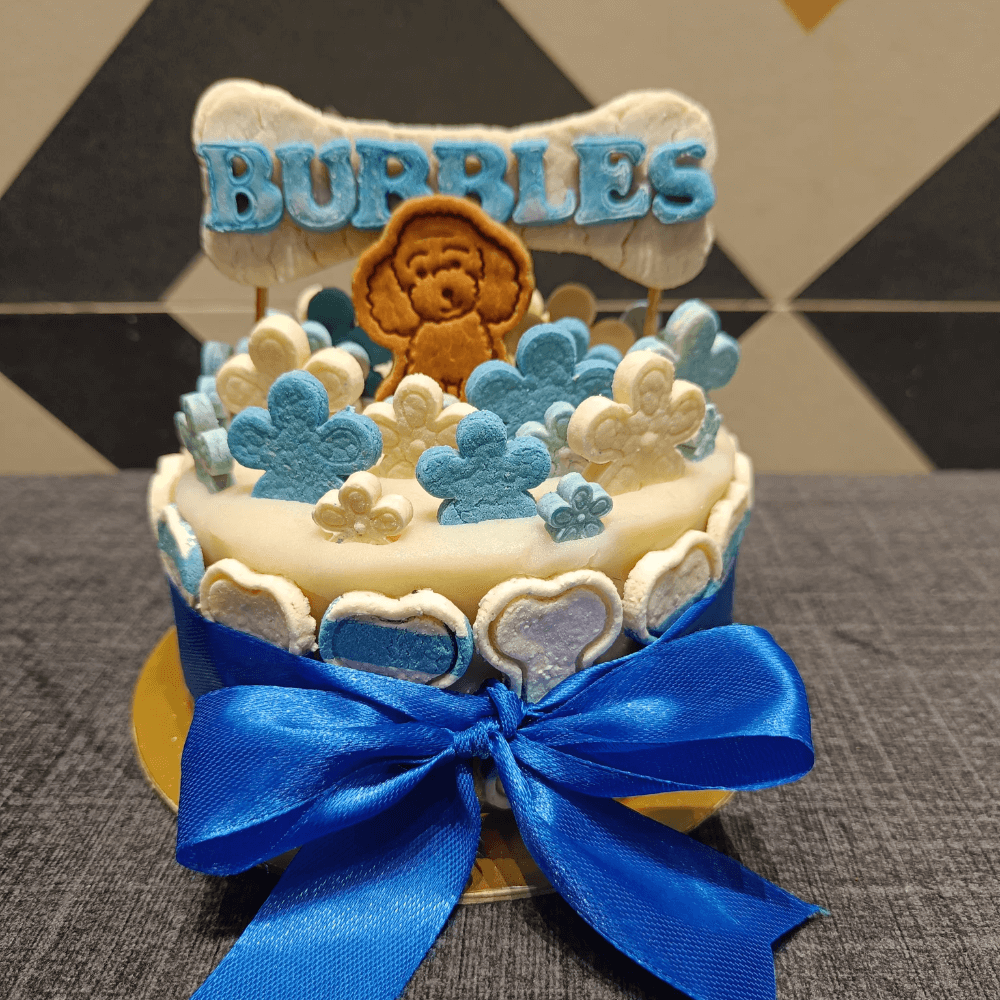 Puppy Blossom Cake