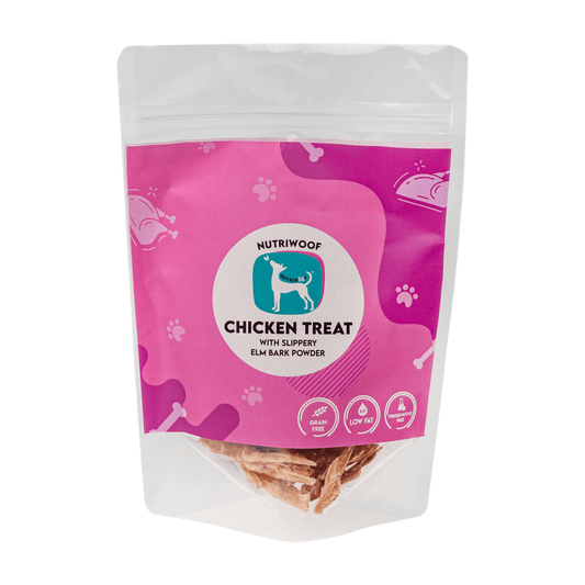 Nutriwoof Chicken Treat with Slippery Elm Bark Powder (70 grams)