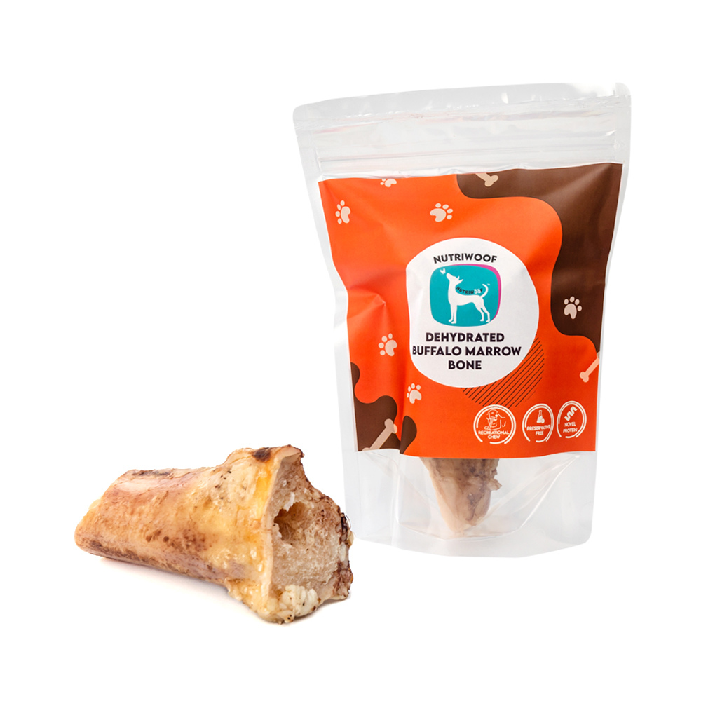 Nutriwoof Dehydrated Buffalo Marrow Bone (1 Piece)