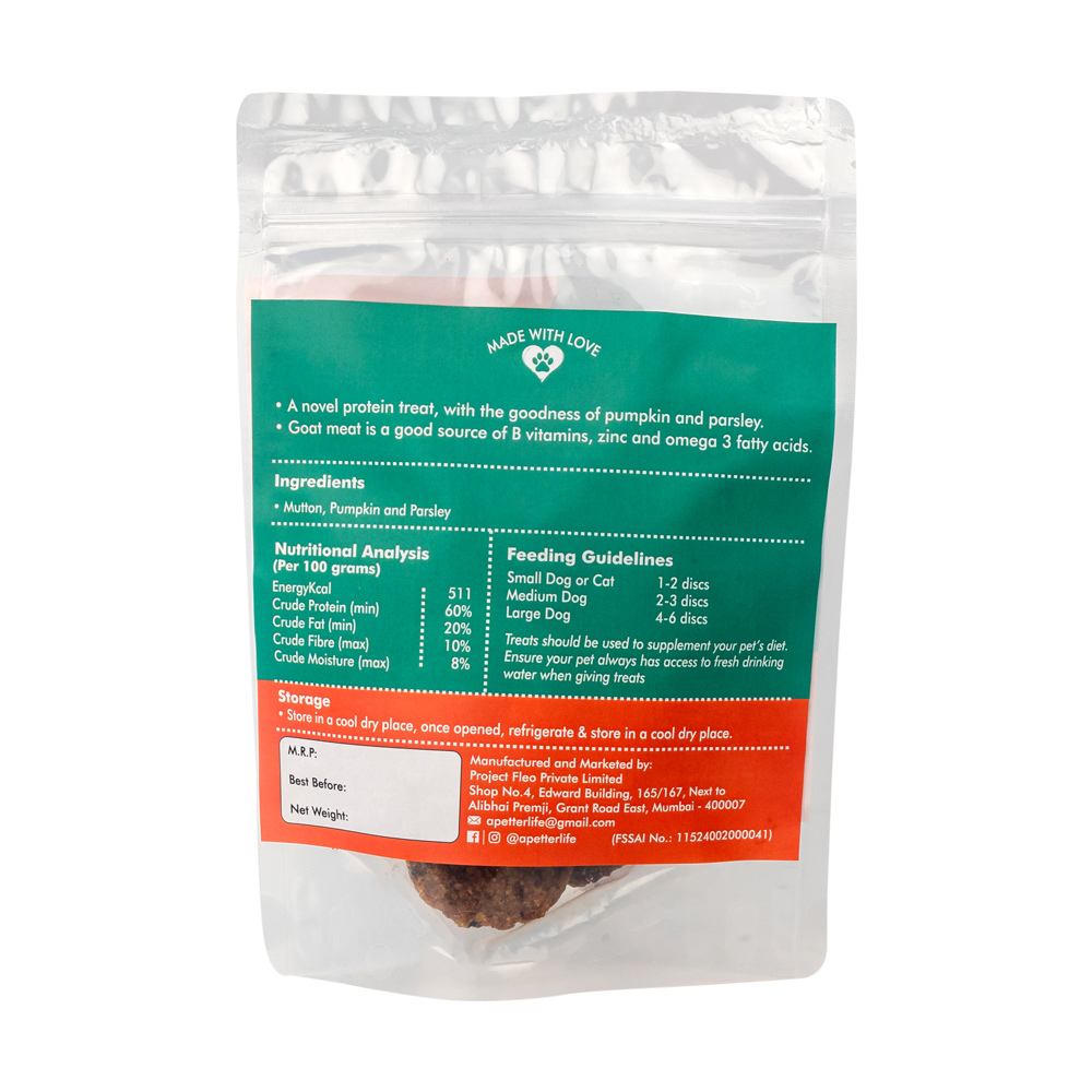Nutriwoof Mutton Discs (70gm)