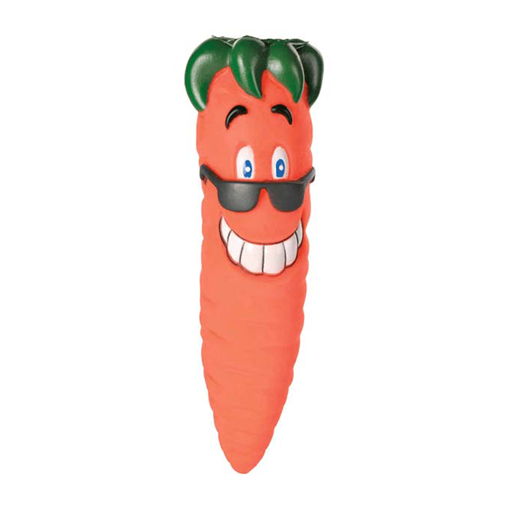 Trixie Carrot Snack Vinyl Dog Toy - 20cm