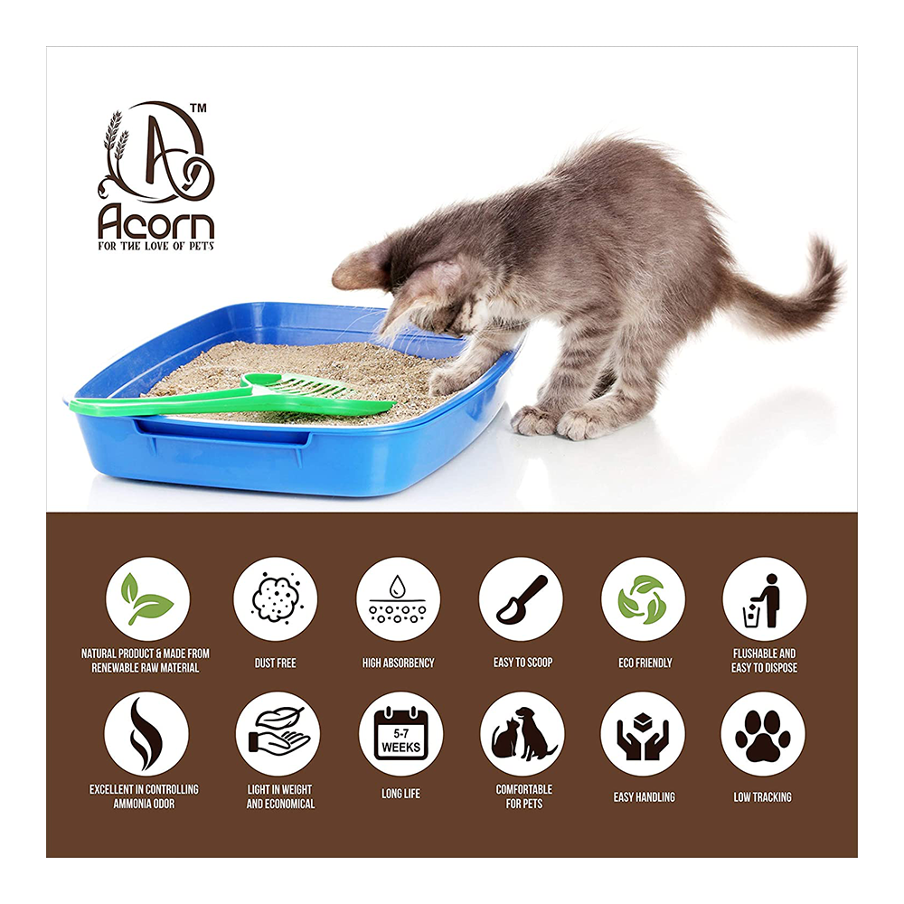 Acorn Clumping Cat Litter (10 L)