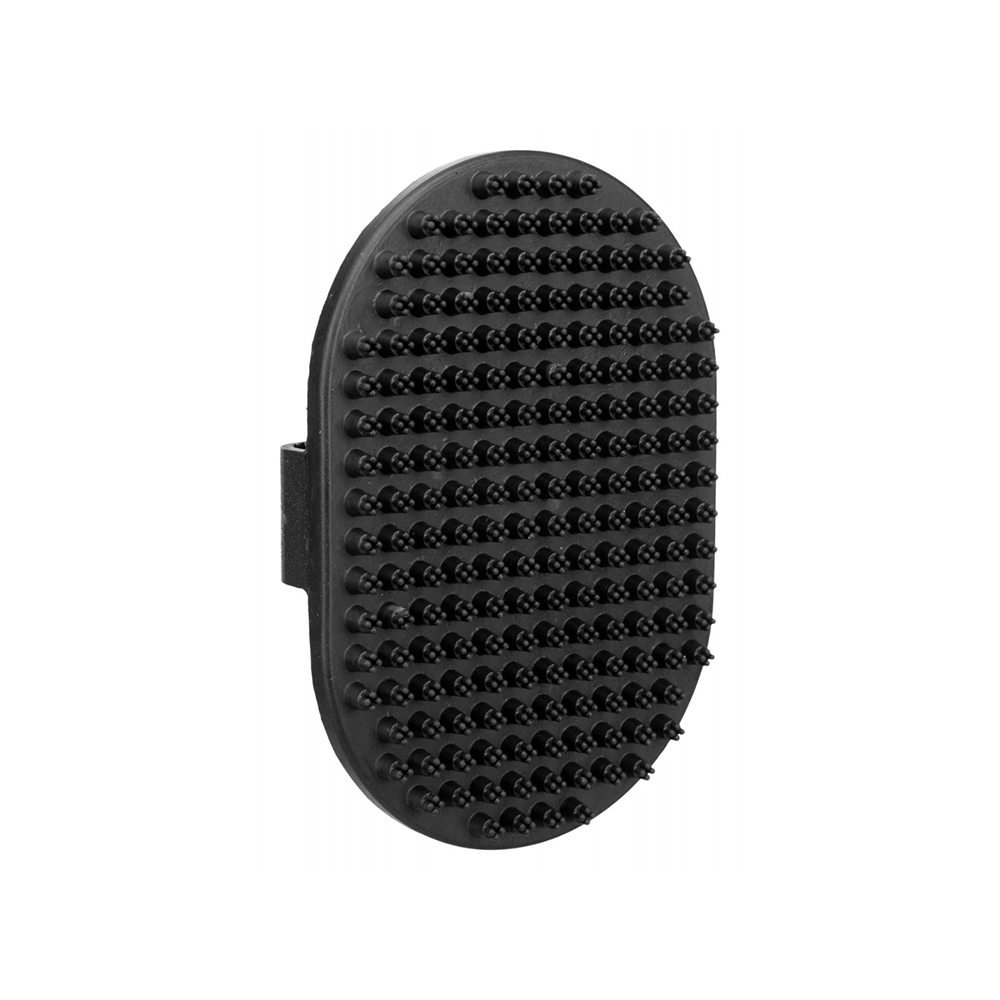 Trixie Dog/Cat Massage & Shine Rubber Brush (Black)