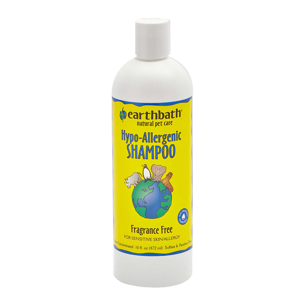 Earthbath Hypoallergenic Fragrance Free Shampoo (16oz)