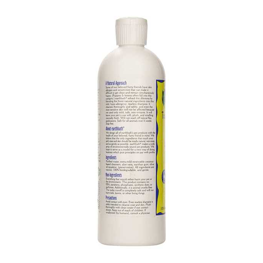 Earthbath Hypoallergenic Fragrance Free Shampoo (16oz)