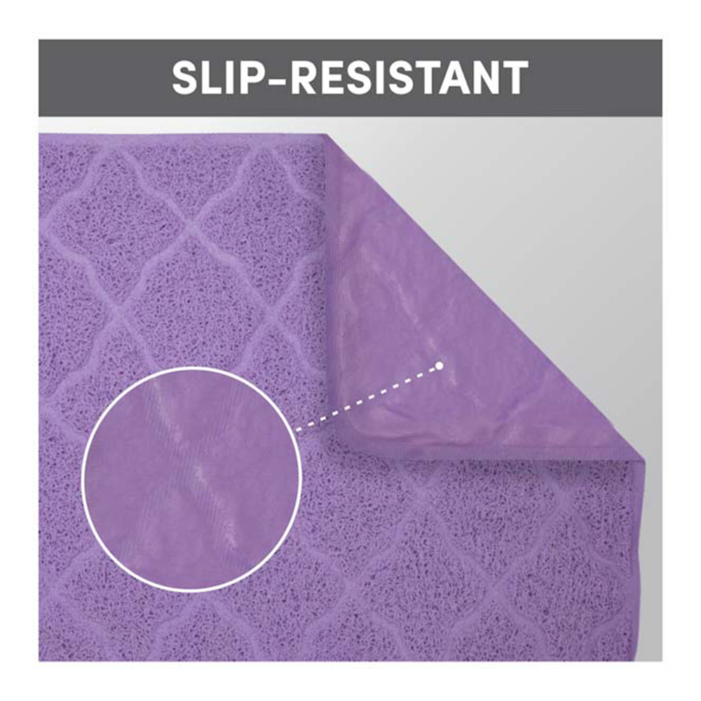 Bark Butler FOFOS Cat Litter Non-Slip Mat Violet