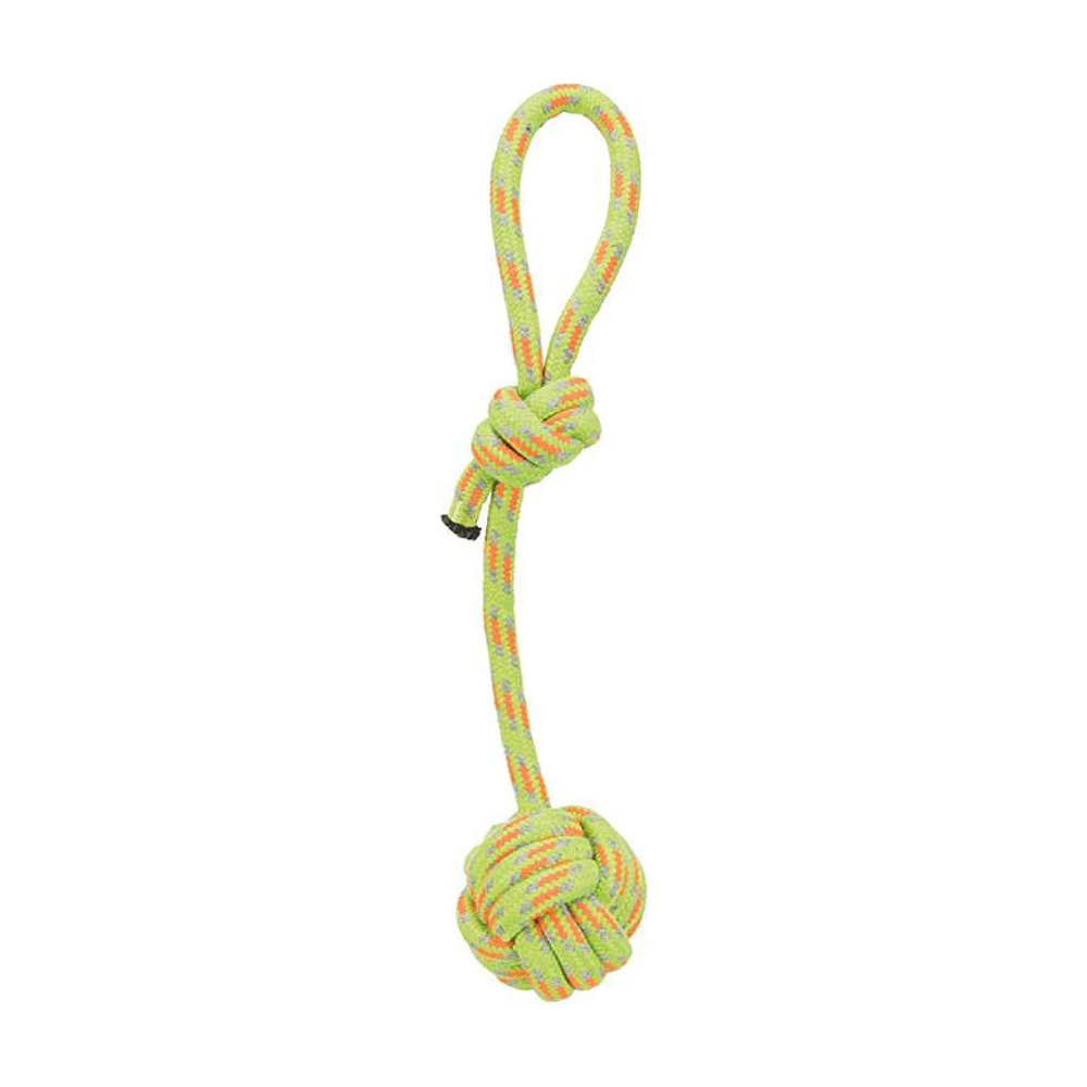 Trixie Playing Rope With Woven in Ball (Assorted Colours)