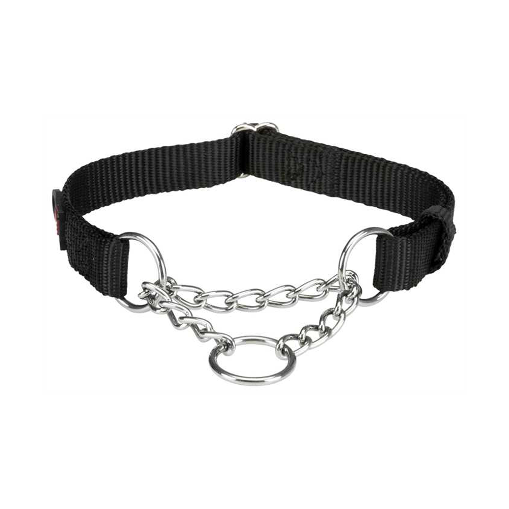 Trixie Premium Stop The Pull Collar Jet Black