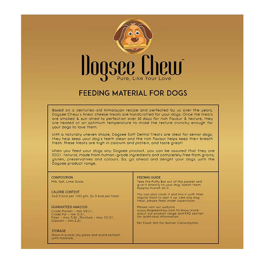 Dogsee Chew Puffy Bars (70 grams)