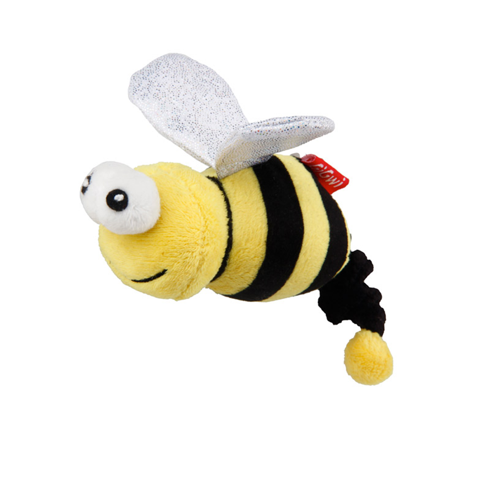 GiGWi Vibrating Running Bee With Catnip Inside - Yellow