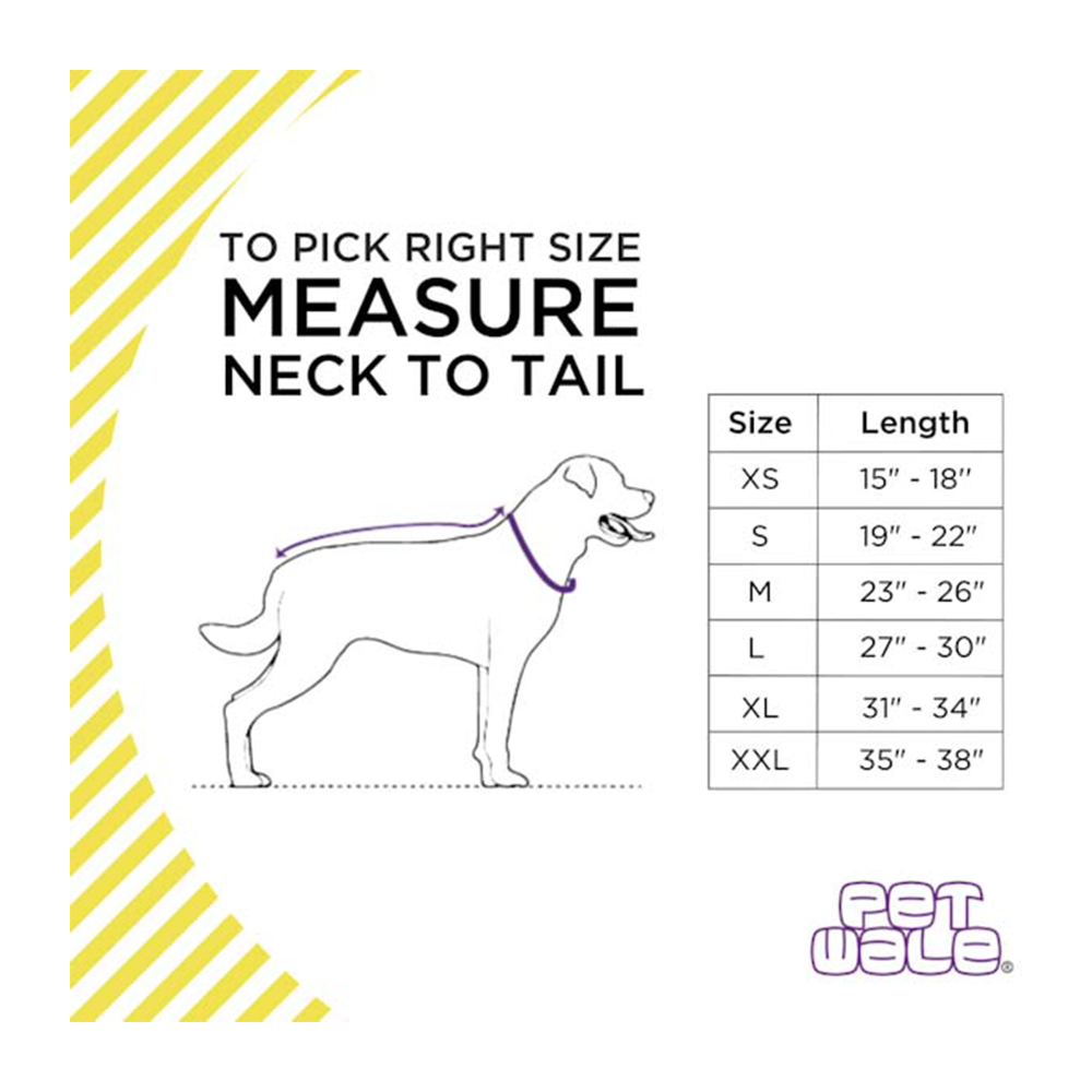 Petwale Yellow Raincoats with Reflective Strips