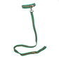 Let's Wag Single Handle Fabric Leash – Green & Red
