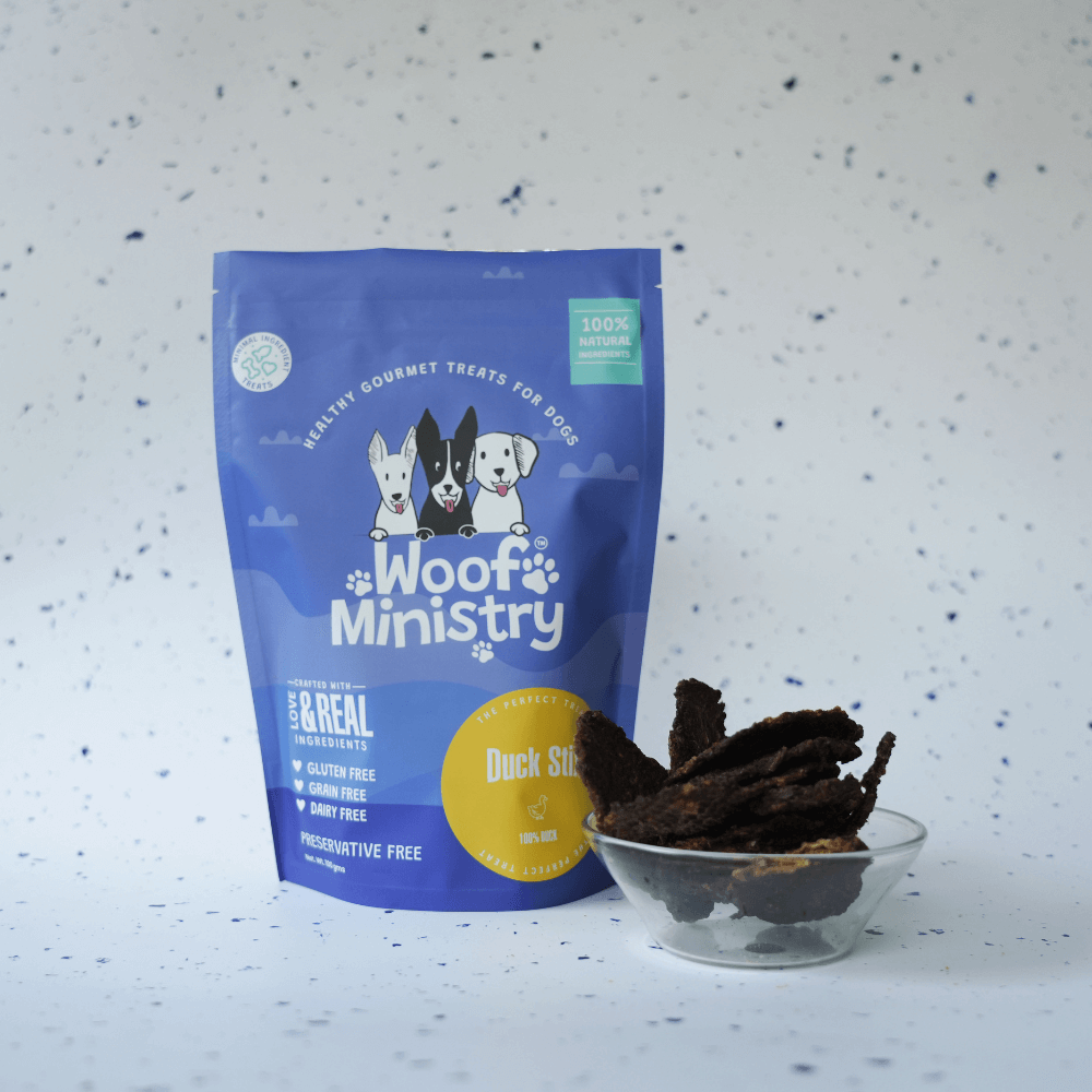 Woof Ministry Duck Stix (100 grams)