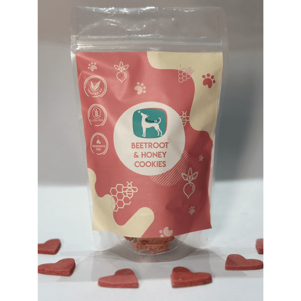 Nutriwoof Beetroot & Honey Cookies (150gm)