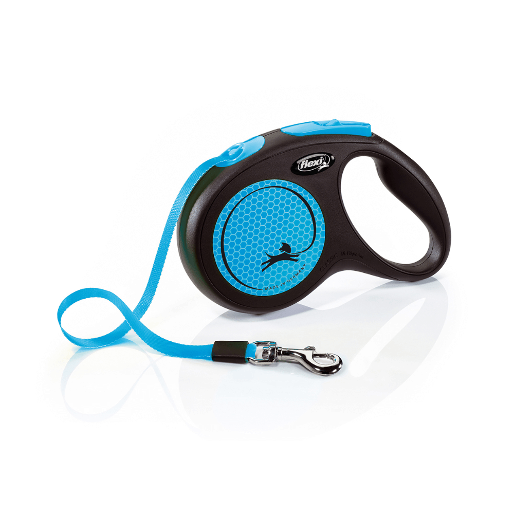 Flexi Reflect Tape Retractable Dog Leash Neon Assorted Color