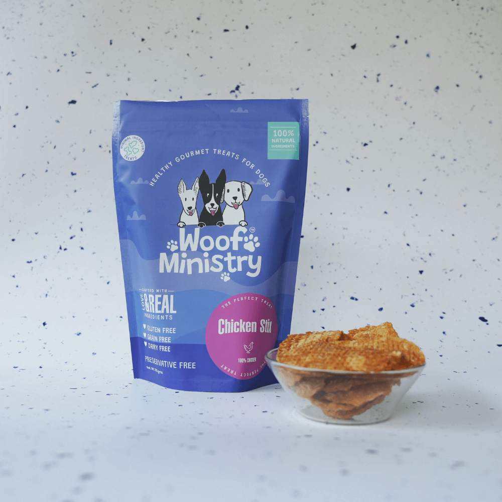 Woof Ministry Chicken Stix (100 grams)