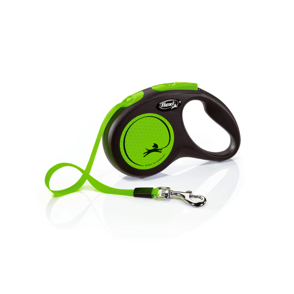 Flexi Reflect Tape Retractable Dog Leash Neon Assorted Color