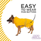 Petwale Yellow Raincoats with Reflective Strips