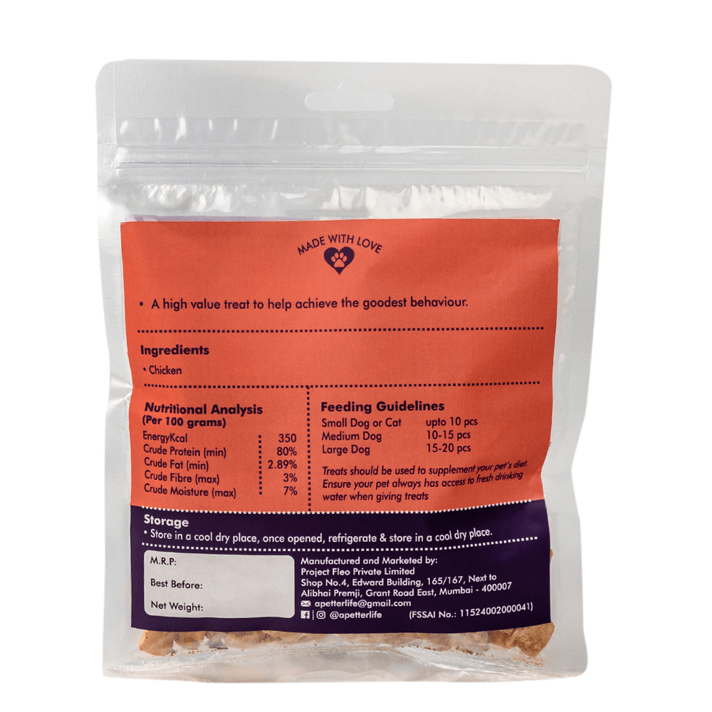 Nutriwoof Chicken Training Treats (100 grams)