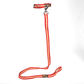 Let's Wag Single Handle Fabric Leash – Red & Yellow