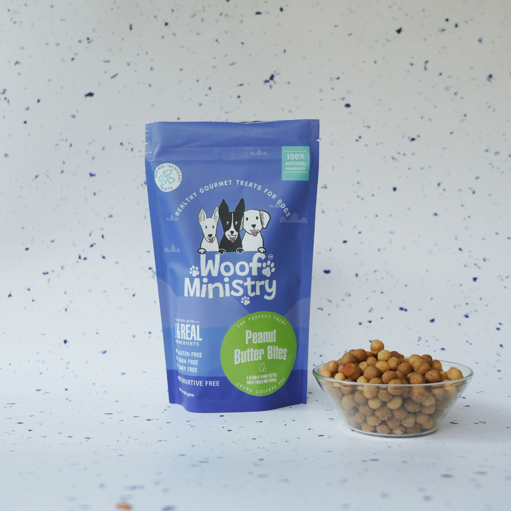 Woof Ministry Peanut Butter Bites (100 grams)