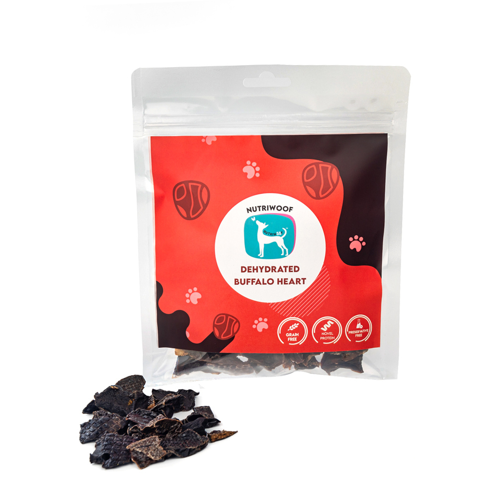 Nutriwoof Dehydrated Buffalo Heart (70gm)