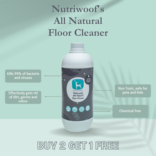 Buy 2 Get 1 Free Nutriwoof Natural Floor Cleaner (500 ML)