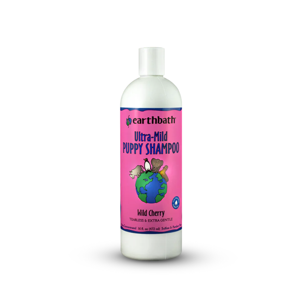 Earthbath Ultra Mild Puppy Shampoo, Wild Cherry (16oz)