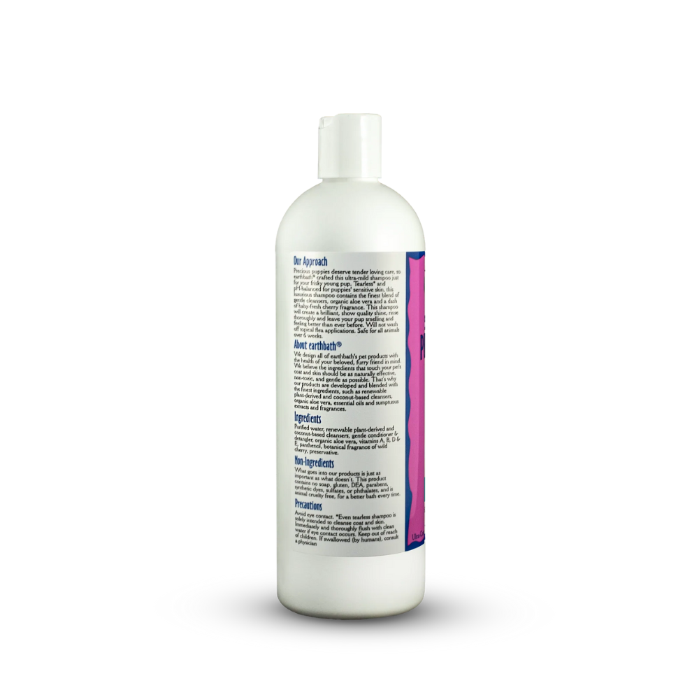 Earthbath Ultra Mild Puppy Shampoo, Wild Cherry (16oz)