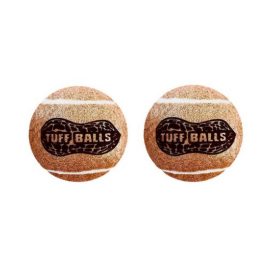 Petsport Jr. Tuff Peanut Butter Ball 2.5" 2-Pack