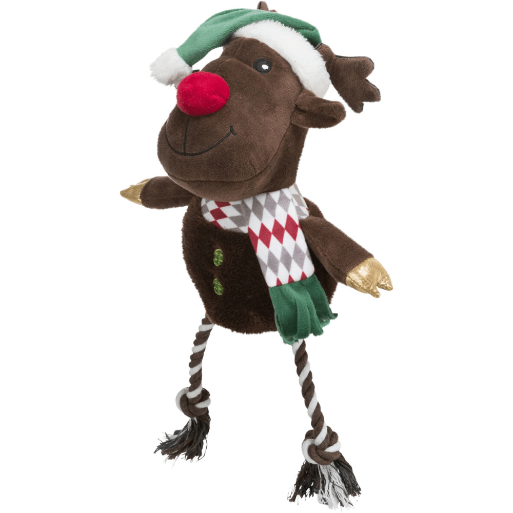 Trixie Xmas Reindeer Cotton Toy