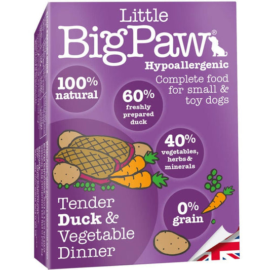 Little Big Paw - Duck & Vegetable Dinner (150g) - (Pack of 7 Trays)