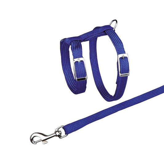 Trixie Cat Harness with Leash (Assorted Colors)