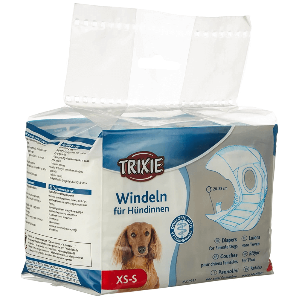 Trixie Diapers For Female Dogs (XS-S) (20-28 cm) 12 pcs