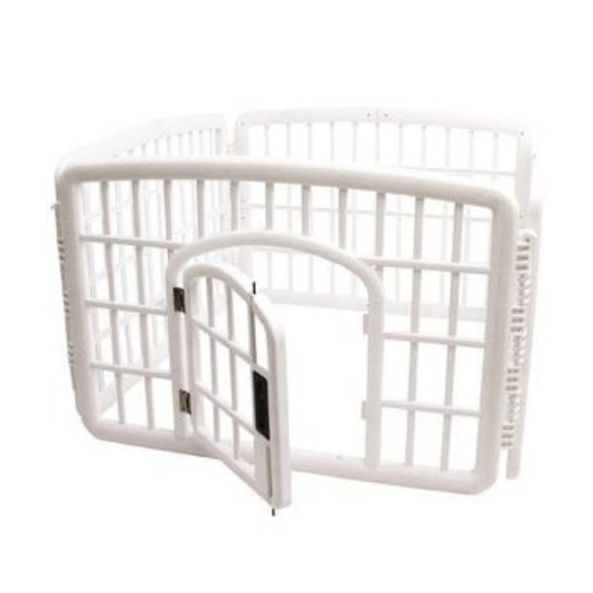 M-Pets Alaska Foldable Puppy Pen (94 X 94 X 60 Cm)-White