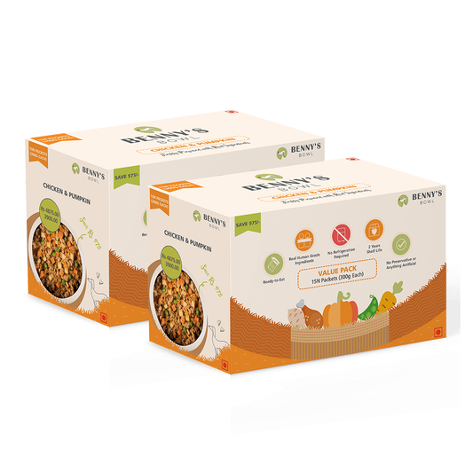Benny's Bowl Chicken & Pumpkin (300gm) - (Pack Of 30)