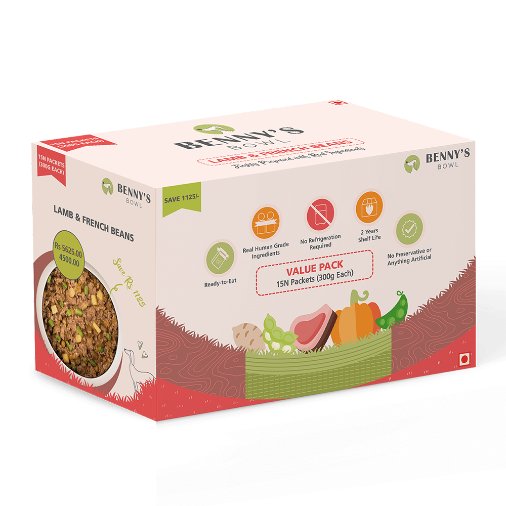 Benny's Bowl Lamb & French Beans (300gm) - (Pack Of 15)