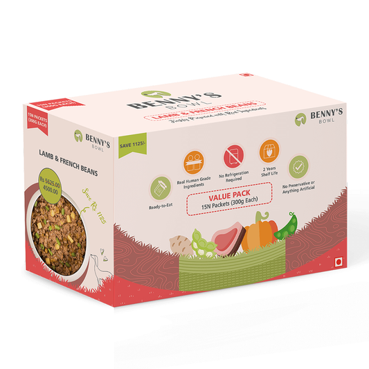 Benny's Bowl Lamb & French Beans (300gm) - (Pack Of 15)