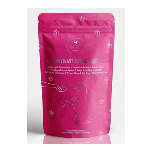 Doggie Dabbas Berryblast Cheese Jerky (100 gms)
