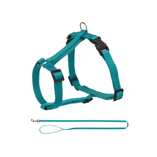 Trixie Cat Harness With Leash Premium (Ocean)