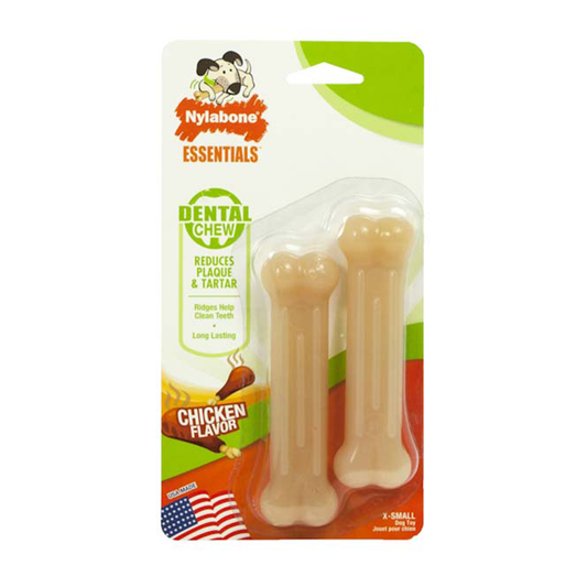 Nylabone Daily Dental Durable Chew Twin Pack (XS)