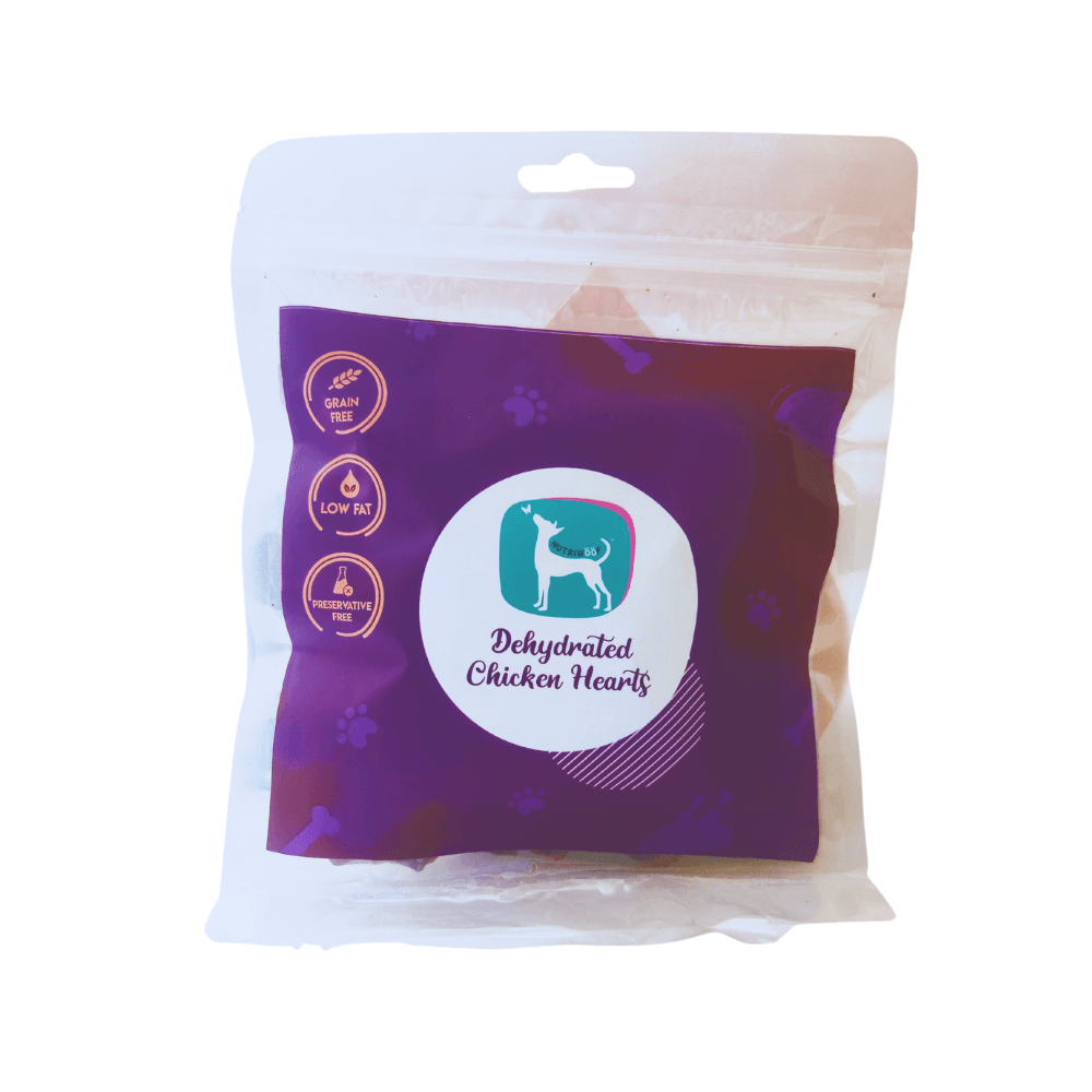 Nutriwoof Dehydrated Chicken Hearts (100 grams)