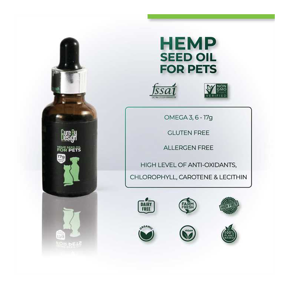 Cure By Design - Hemp Seed Oil (30 ml)