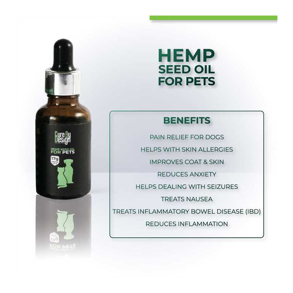 Cure By Design - Hemp Seed Oil (30 ml)