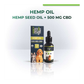 Cure By Design - Hemp Seed Oil With 500 mg CBD (30 ml)