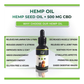 Cure By Design - Hemp Seed Oil With 500 mg CBD (30 ml)