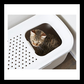 Savic Hop In Modern Cat Litter Tray (Anthracite)
