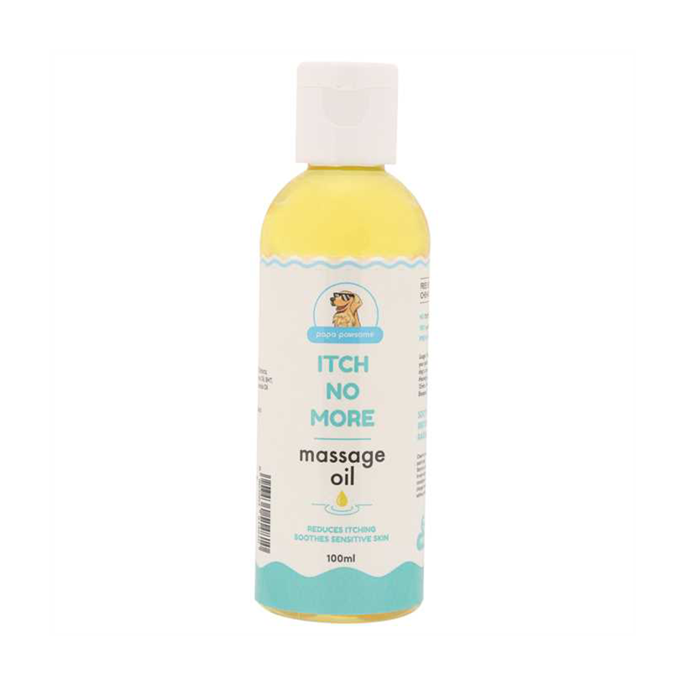 Papa Pawsome Itch No More Massage Oil for Dog