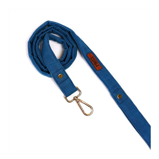 Mutt Of Course Blueberry Leash