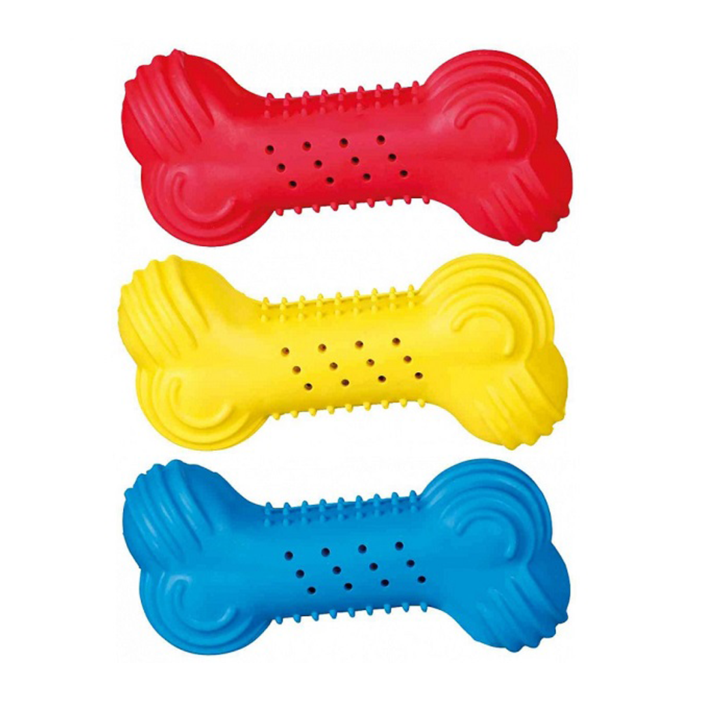 Trixie Natural Rubber Cooling Bone (Assorted Colours)